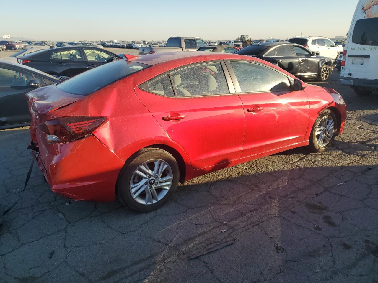 Lot #2987160245 2020 HYUNDAI ELANTRA SE