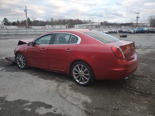 LINCOLN MKS 2010 red  gas 1LNHL9FT3AG609510 photo #3