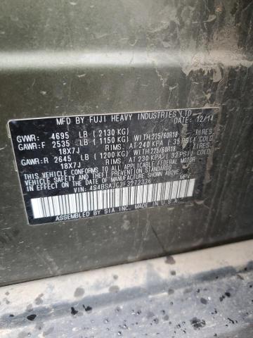 2015 SUBARU OUTBACK 2. - 4S4BSAJC3F3272336