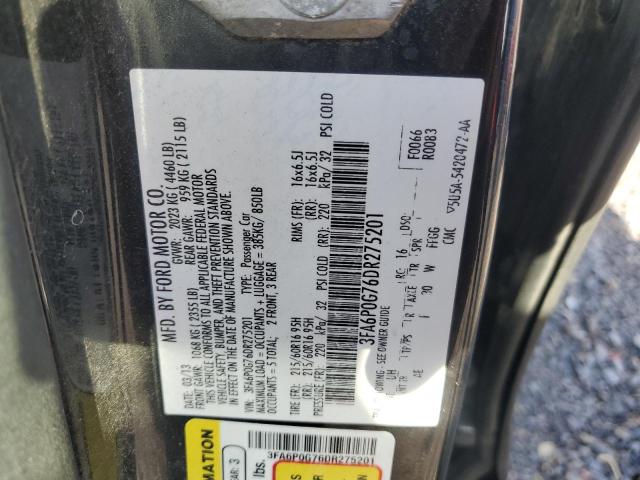 VIN 3FA6P0G76DR275201 2013 Ford Fusion, S no.12