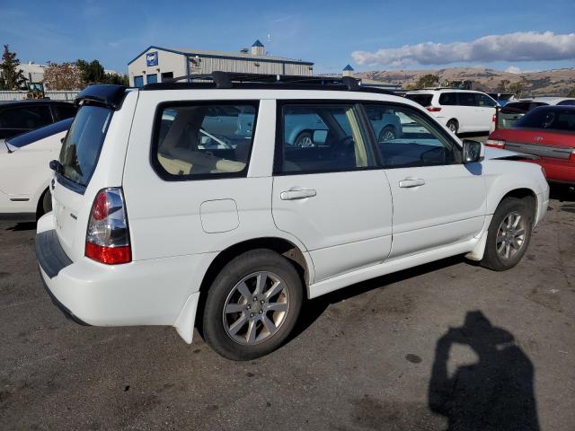 SUBARU FORESTER 2 2007 white  gas JF1SG65647G736242 photo #4