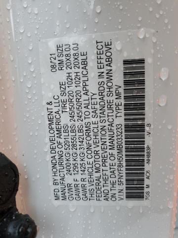 2021 HONDA PASSPORT E - 5FNYF8H50MB033233