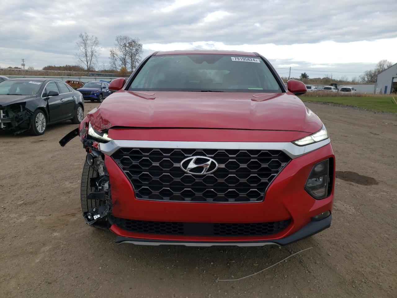 Lot #2976799778 2020 HYUNDAI SANTA FE S