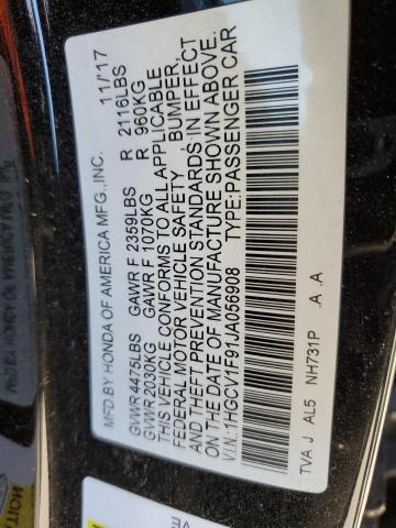 2018 HONDA ACCORD TOU - 1HGCV1F91JA056908