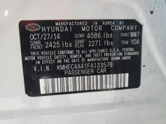 VIN KMHEC4A41FA133578 2015 HYUNDAI SONATA no.12