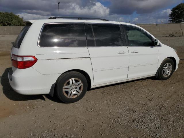 HONDA ODYSSEY EX 2007 white  gas 5FNRL38747B117576 photo #4