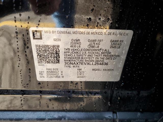 2020 CHEVROLET EQUINOX LT - 3GNAXTEVXLL254836