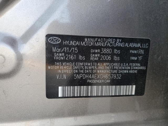 2016 HYUNDAI ELANTRA SE - 5NPDH4AEXGH657932