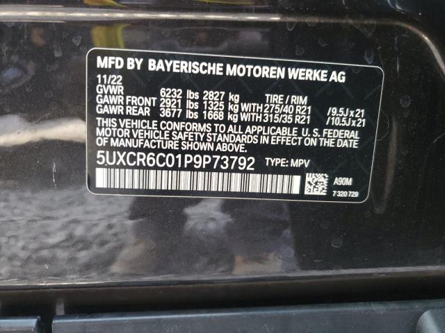 VIN 5UXCR6C01P9P73792 2023 BMW X5 no.14