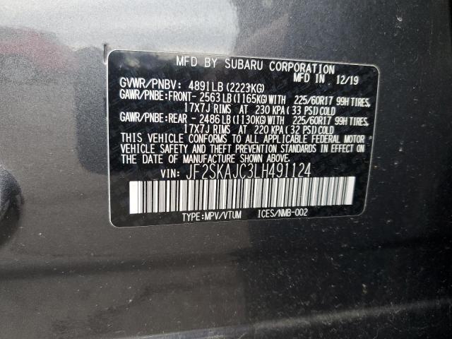 2020 SUBARU FORESTER P - JF2SKAJC3LH491124