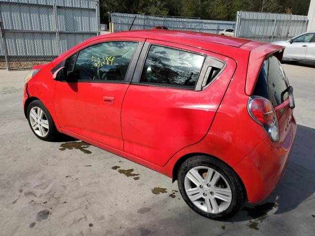 CHEVROLET SPARK 1LT 2013 red  gas KL8CD6S96DC509748 photo #3