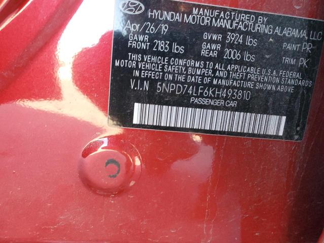 2019 HYUNDAI ELANTRA SE - 5NPD74LF6KH493810