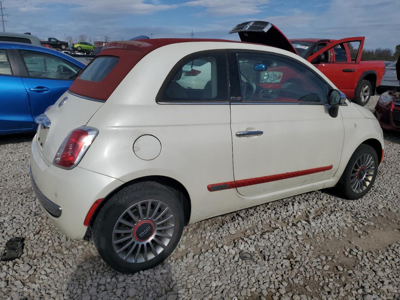 Lot #2952605260 2013 FIAT 500 LOUNGE