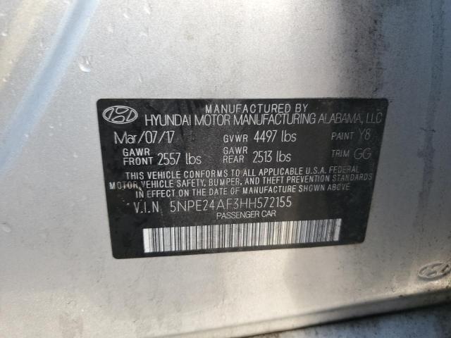 2017 HYUNDAI SONATA SE - 5NPE24AF3HH572155