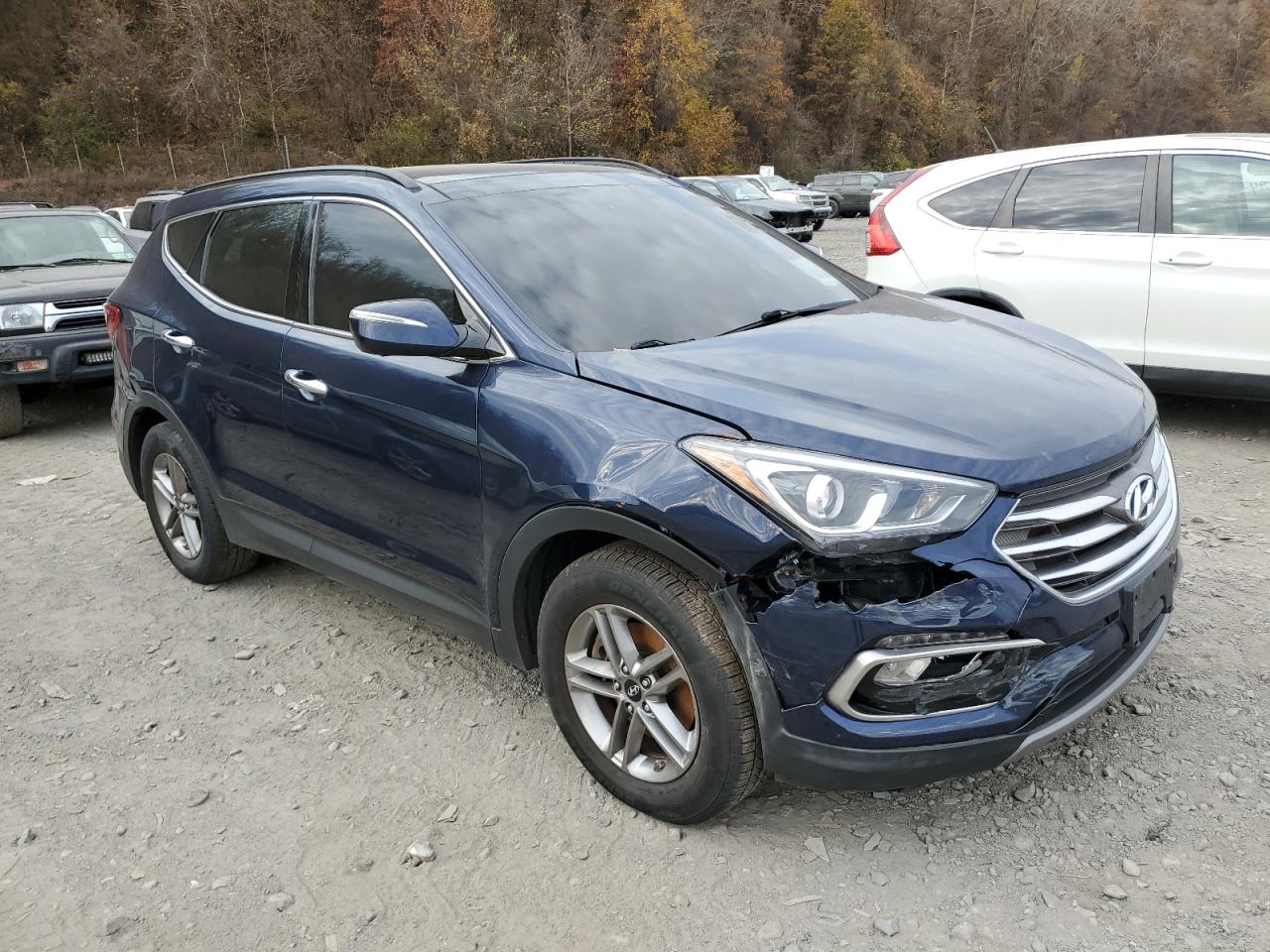 Lot #2955241662 2017 HYUNDAI SANTA FE S