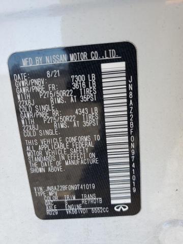 2022 INFINITI QX80 SENSO JN8AZ2BF0N9741019