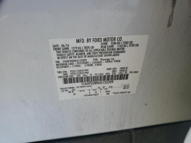 2016 FORD TAURUS SEL - 1FAHP2E89GG133209