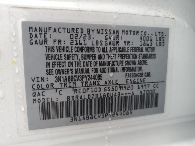 2023 NISSAN SENTRA SV - 3N1AB8CV3PY244085