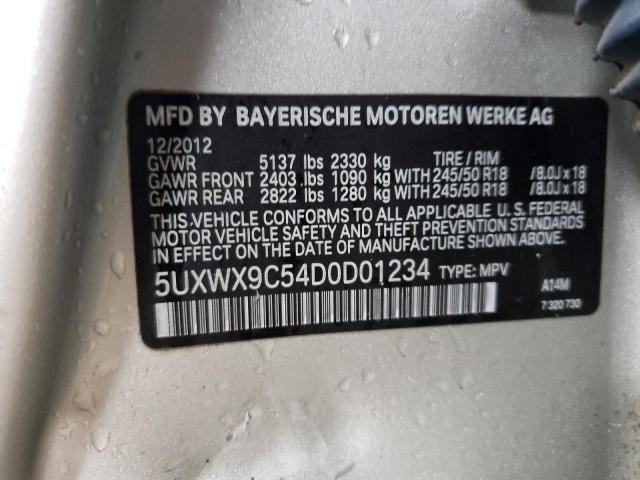 VIN 5UXWX9C54D0D01234 2013 BMW X3 no.12