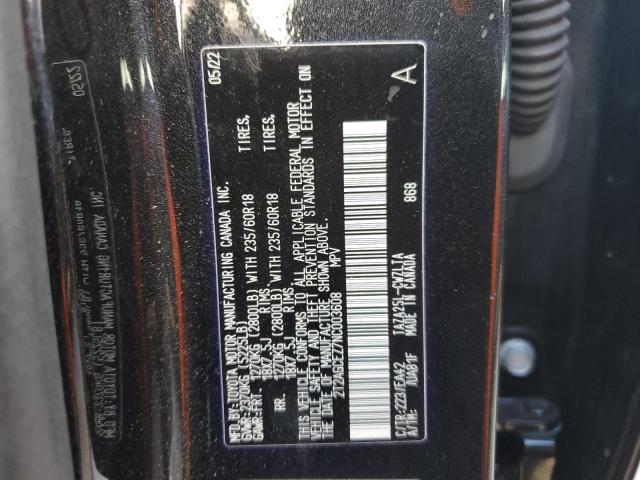 VIN 2T2AGCEZ7NC003608 2022 LEXUS NX 350 no.14