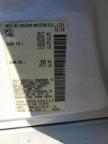 2016 NISSAN ALTIMA 2.5 - 1N4AL3AP5GN344712