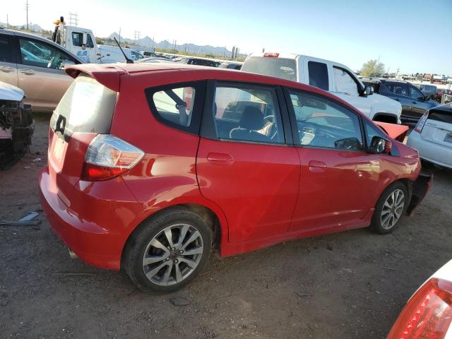 HONDA FIT SPORT 2013 red hatchbac gas JHMGE8H53DC010605 photo #4