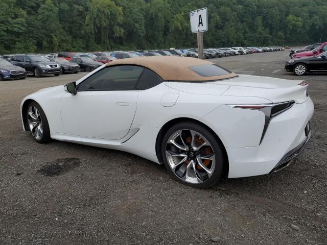 LEXUS LC 500 2021 white  gas JTHKPAAY9MA104399 photo #3