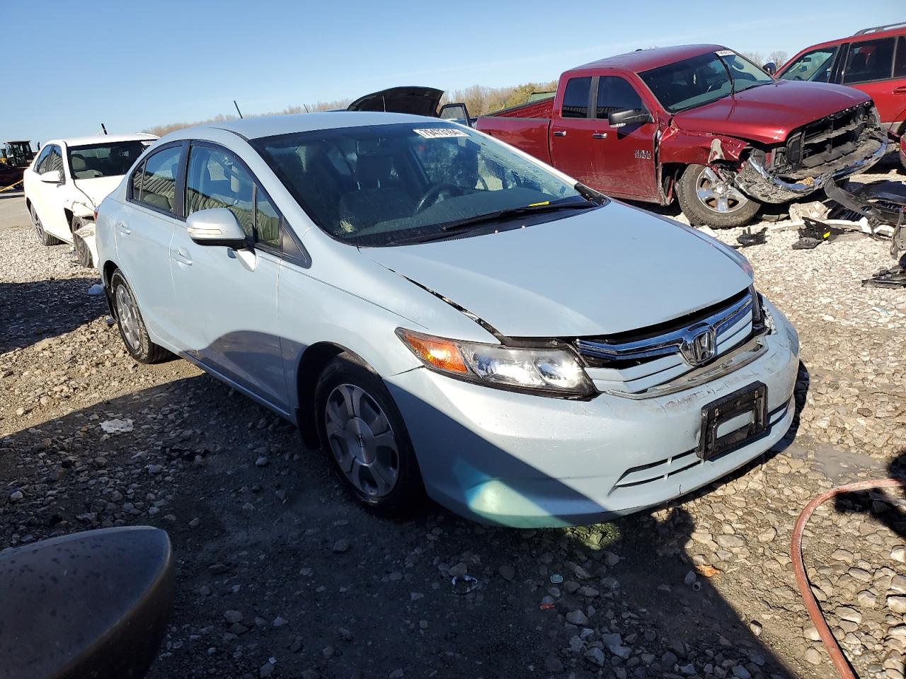 Lot #3024717616 2012 HONDA CIVIC HYBR