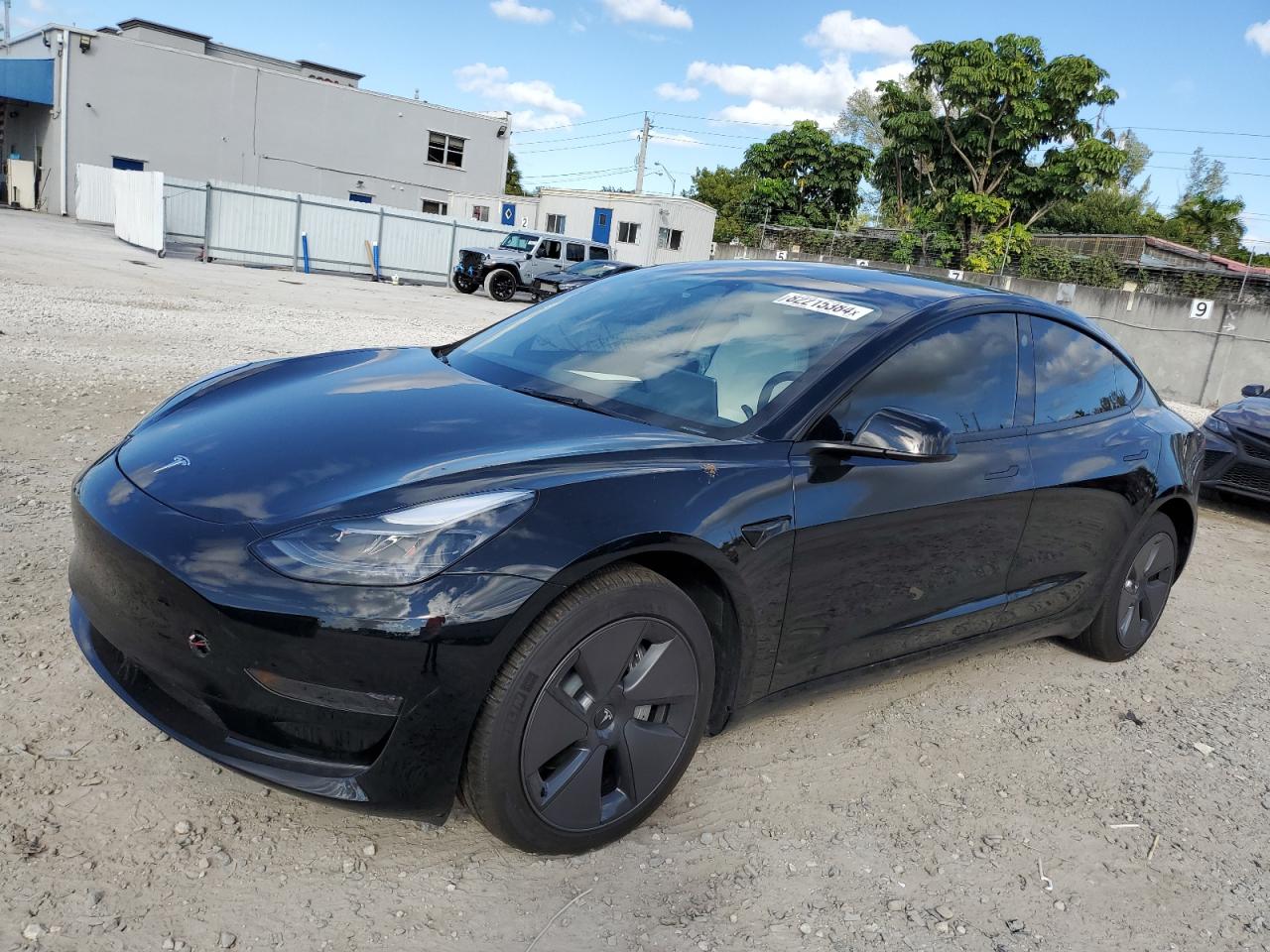 Lot #3028504930 2023 TESLA MODEL 3