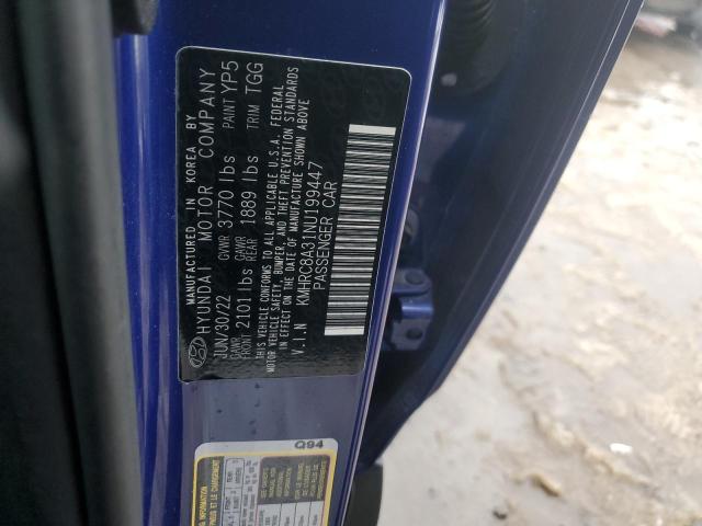 2022 HYUNDAI VENUE SEL - KMHRC8A31NU199447