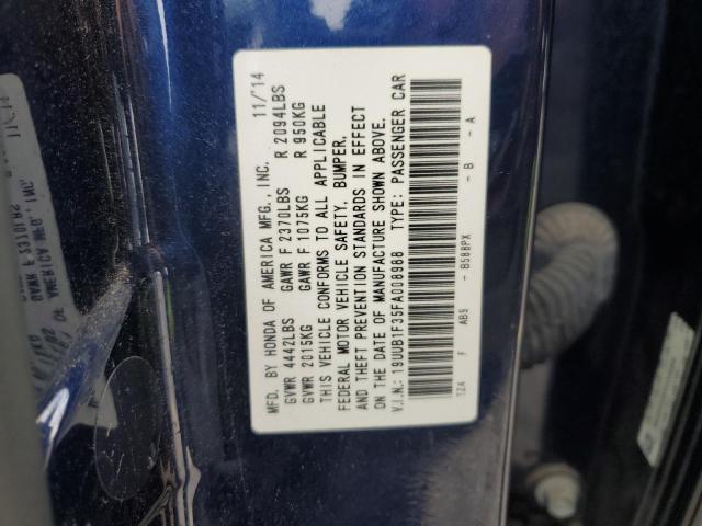 2015 ACURA TLX - 19UUB1F35FA008988