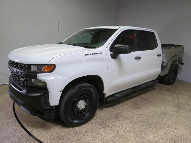 CHEVROLET SILVERADO 2021 white  gas 3GCPWAEF3MG108596 photo #3