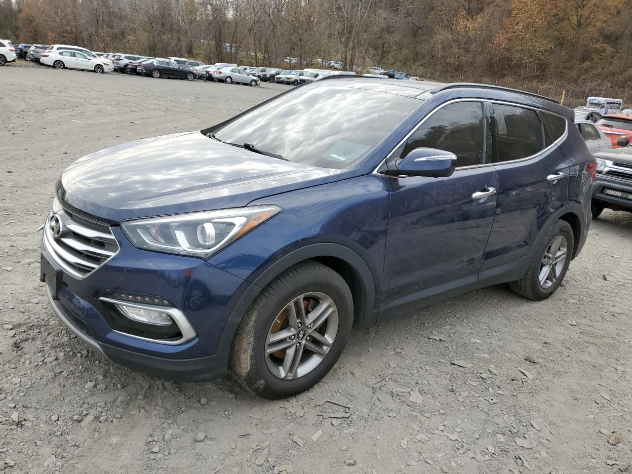 Lot #2955241662 2017 HYUNDAI SANTA FE S