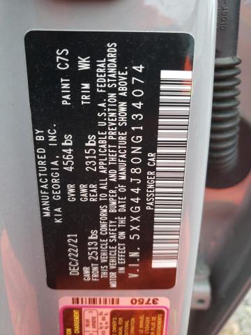 2022 KIA K5 GT 5XXG44J80NG134074