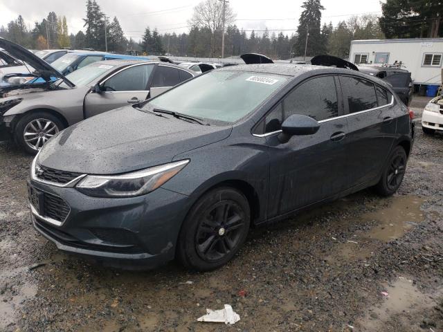 CHEVROLET CRUZE LT 2018 gray  gas 3G1BE6SM6JS636065 photo #1