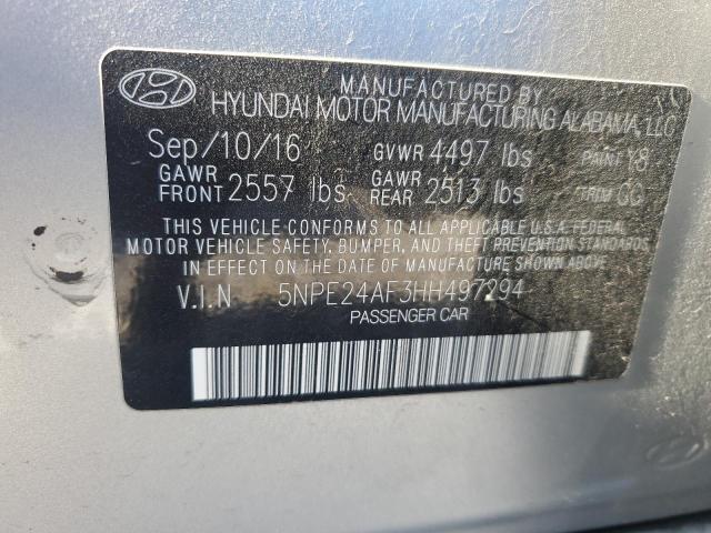 2017 HYUNDAI SONATA SE - 5NPE24AF3HH497294
