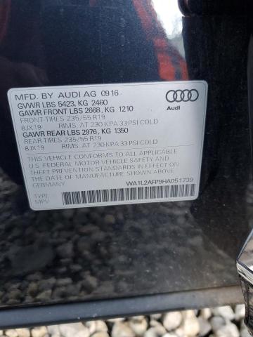 2017 AUDI Q5 PREMIUM - WA1L2AFP9HA051739
