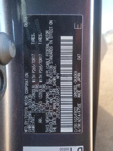 2016 TOYOTA 4RUNNER SR - JTEZU5JR0G5134957