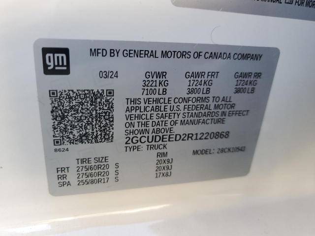 VIN 2GCUDEED2R1220868 2024 CHEVROLET ALL MODELS no.12