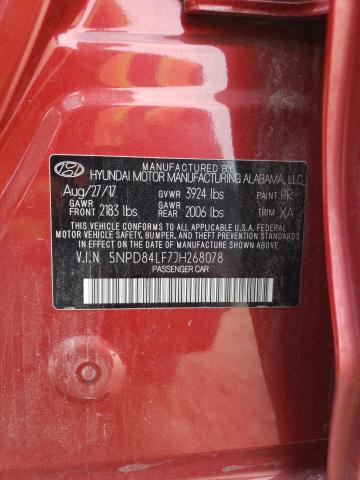 2018 HYUNDAI ELANTRA SE - 5NPD84LF7JH268078