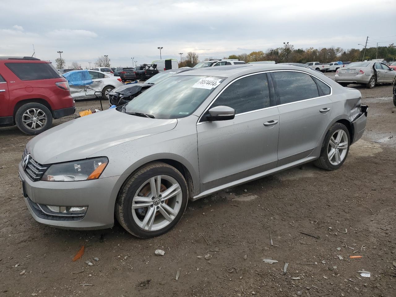 Lot #3025963966 2014 VOLKSWAGEN PASSAT SE