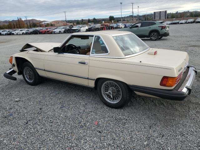 MERCEDES-BENZ 560 SL 1986 cream  gas WDBBA48D9GA042092 photo #3