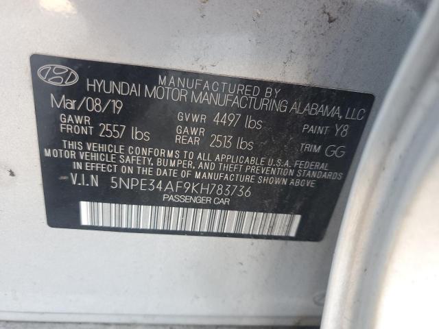 2019 HYUNDAI SONATA LIM - 5NPE34AF9KH783736