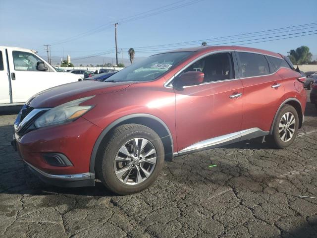 NISSAN MURANO S 2015 red  gas 5N1AZ2MG9FN284992 photo #1