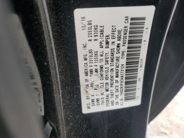 2017 HONDA ACCORD EXL - 1HGCR2F83HA073124