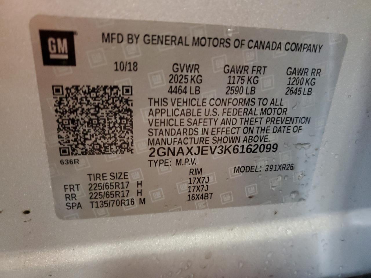 CHEVROLET EQUINOX LT