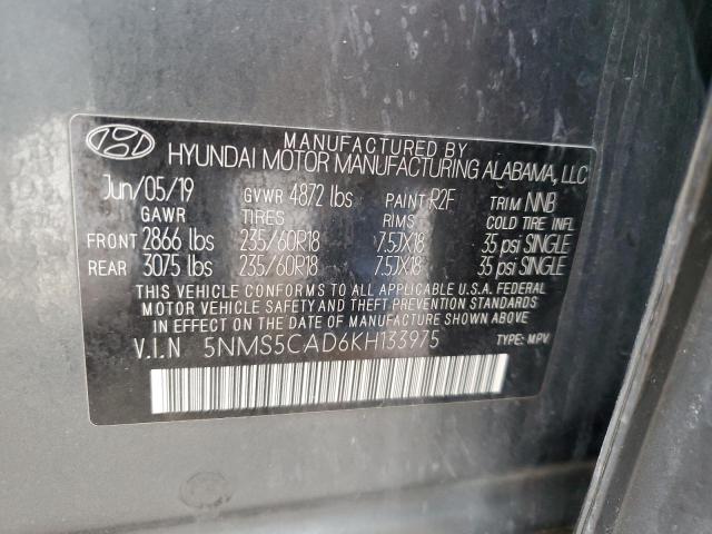 2019 HYUNDAI SANTA FE L - 5NMS5CAD6KH133975