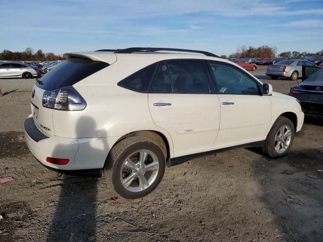 LEXUS RX 400H 2008 white 4dr spor hybrid engine JTJHW31U882865039 photo #4