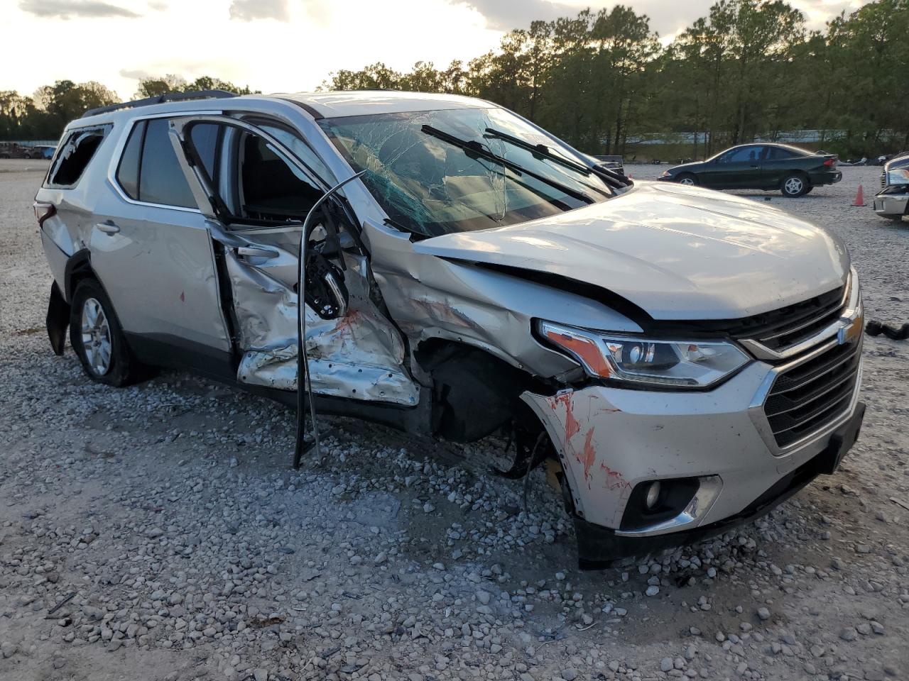 Lot #3033425120 2021 CHEVROLET TRAVERSE L