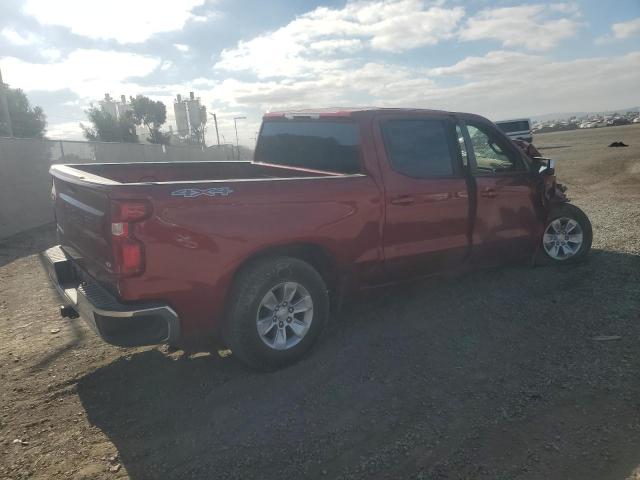 CHEVROLET SILVERADO 2022 maroon  gas 1GCUYDED8NZ204366 photo #4